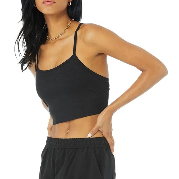 Alo Ribbed Crop Tank - Picture 2 of 5